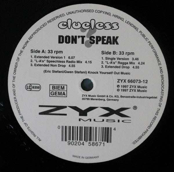 Don't Speak Clueless
