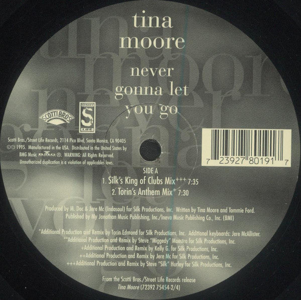 Je ne te laisserai jamais partir (Les mix de danse Hurley) Tina Moore