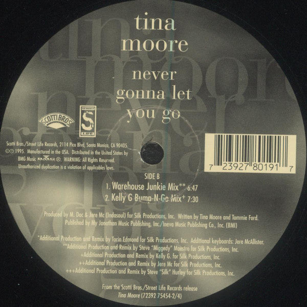 Je ne te laisserai jamais partir (Les mix de danse Hurley) Tina Moore