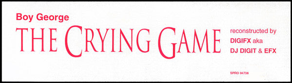 The Crying Game Boy George