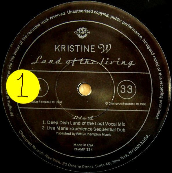 La Terre des Vivants 3 Kristine W