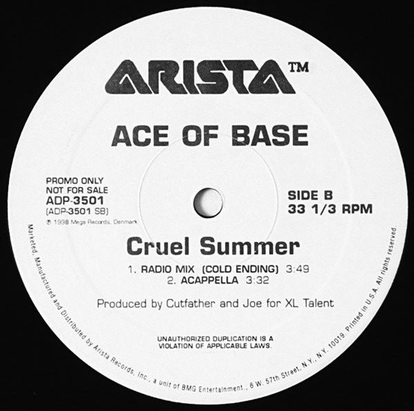 Cruel Summer Ace Of Base