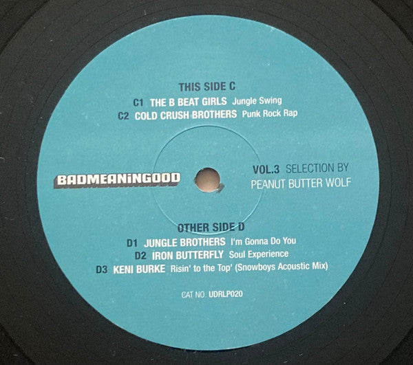 Badmeaningood Vol. 3 Peanut Butter Wolf
