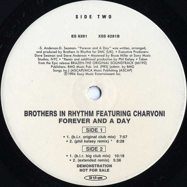 Pour toujours et un jour 2 Frères du rythme, Charvoni