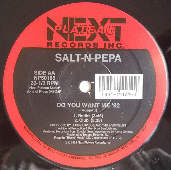 Expression '92 / Do You Want Me '92 Salt 'N' Pepa