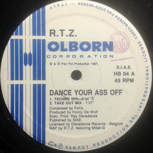 Dance Your Ass Off | Rectangle Triangle  
