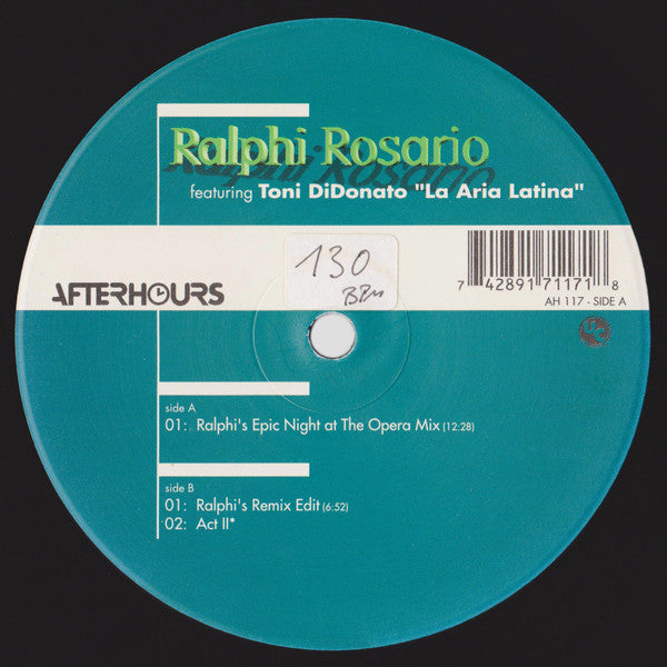 La Aria Latina Ralphi Rosario,Toni DiDonato