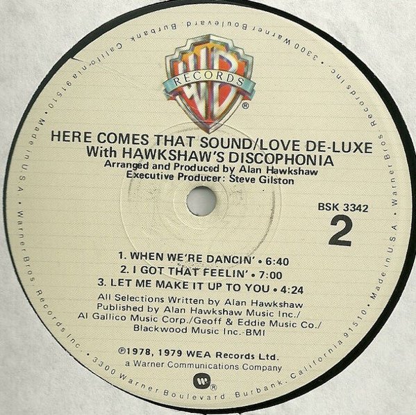 Voici ce son 2 Love De-Luxe, Discophonie de Hawkshaw