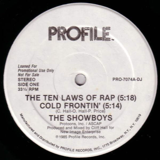The Ten Laws Of Rap / Cold Frontin' | Rectangle Triangle  