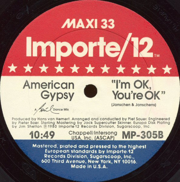 I'm OK, You're OK American Gypsy