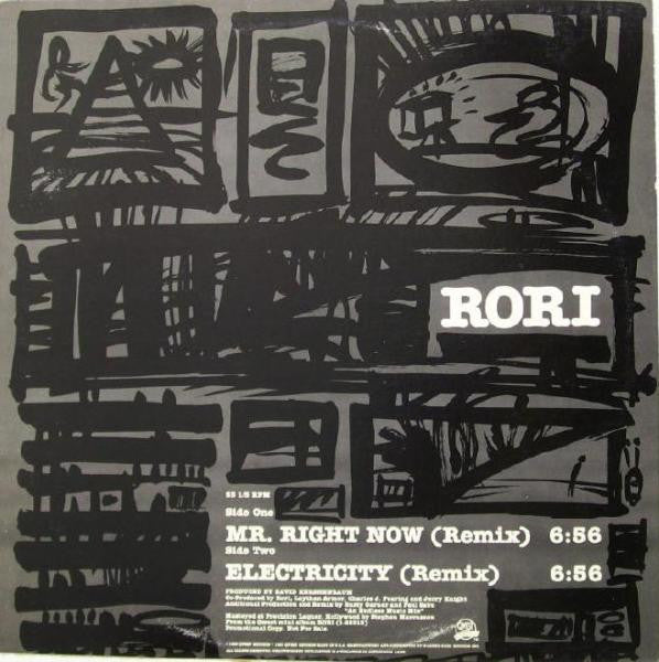 Mr. Right Now (Remix) / Electricity (Remix) Rori