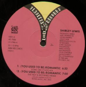 (Tu étais) romantique Shirley Lewis