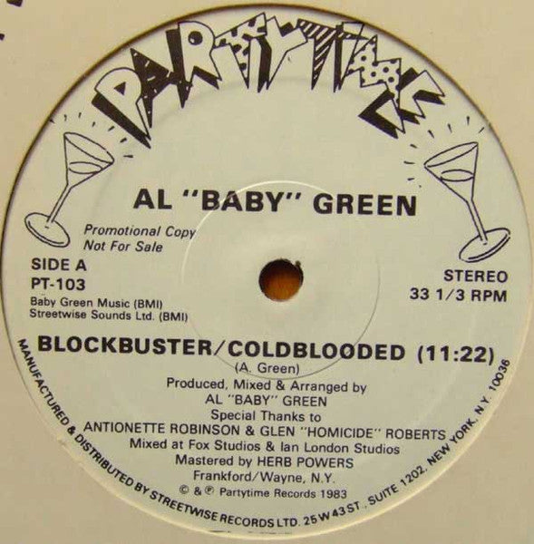 Blockbuster / Coldblooded Al "Baby" Green