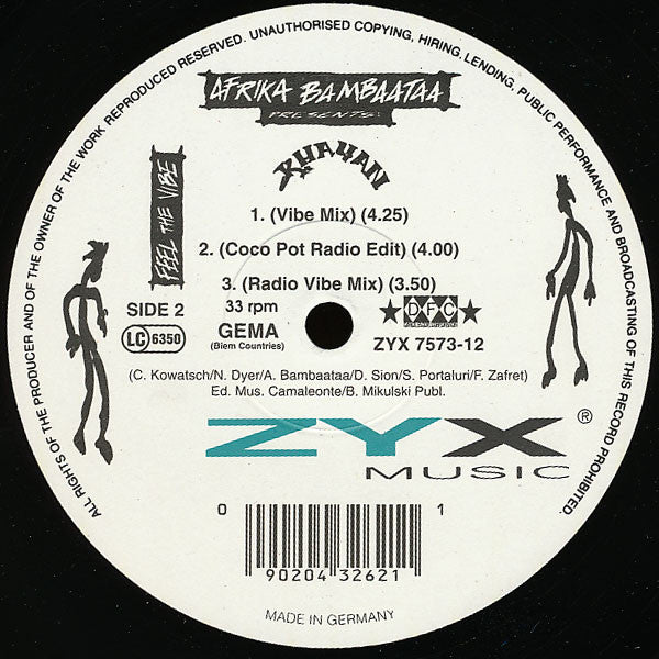 Feel The Vibe 2 Afrika Bambaataa,Khayan