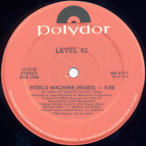 World Machine (Le remix de Shep Pettibone) Niveau 42