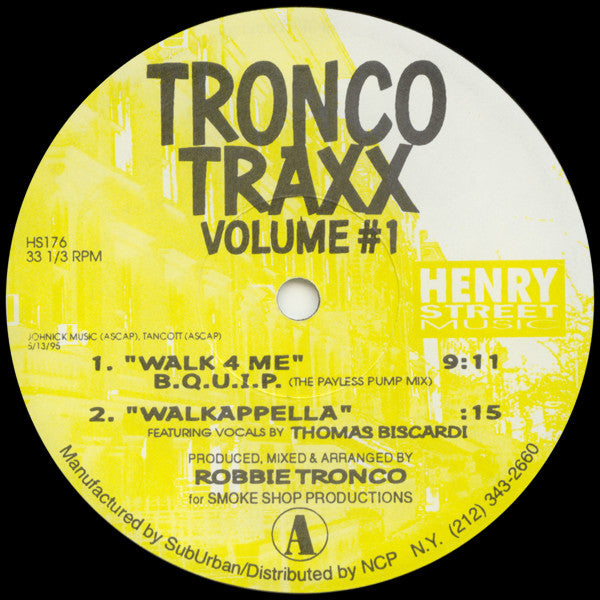 Tronco Traxx Volume #1 | Rectangle Triangle  