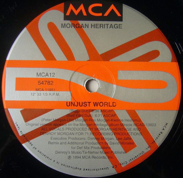 Unjust World Morgan Heritage