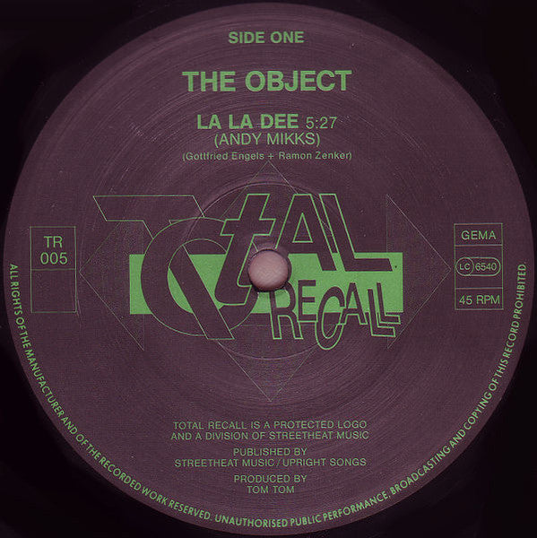La La Dee (Tekkno-Mix) | Rectangle Triangle