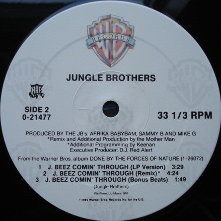 Qu'est-ce que « U » Waitin' « 4 » ? / J. Beez Comin' Through Frères de la jungle
