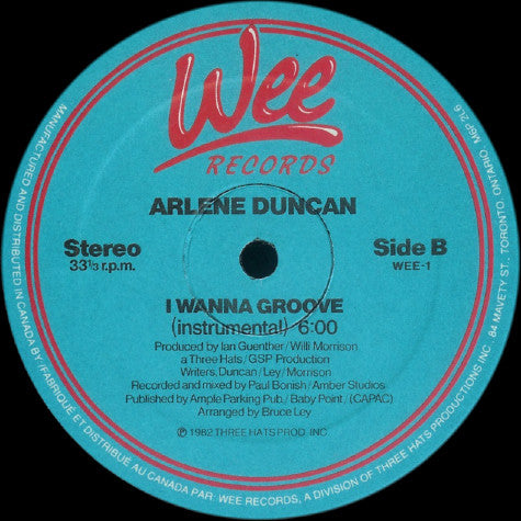 I Wanna Groove 2 Arlene Duncan