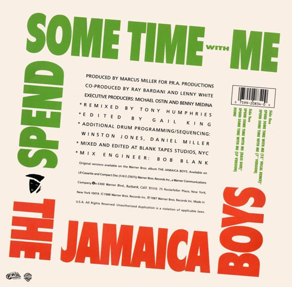 Passe du temps avec moi Les Jamaica Boys