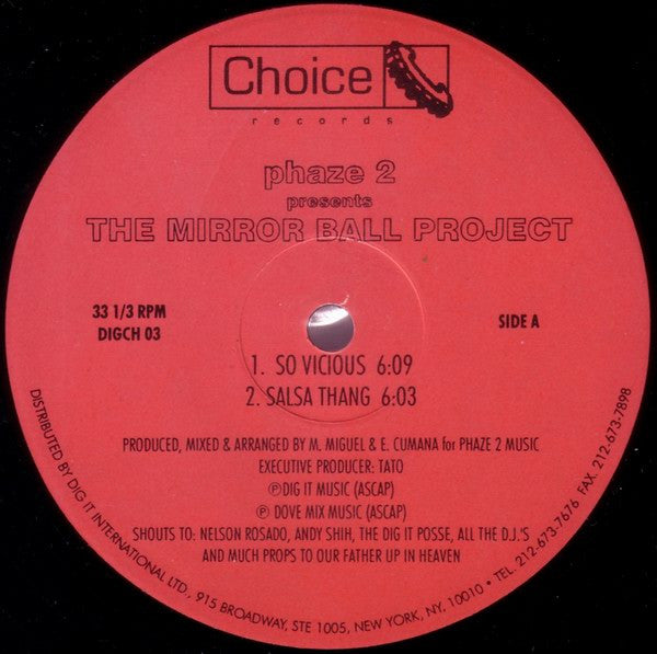 The Mirror Ball Project Phaze 2