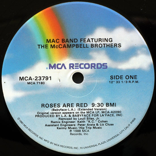 Les roses sont rouges Mac Band avec les frères McCampbell