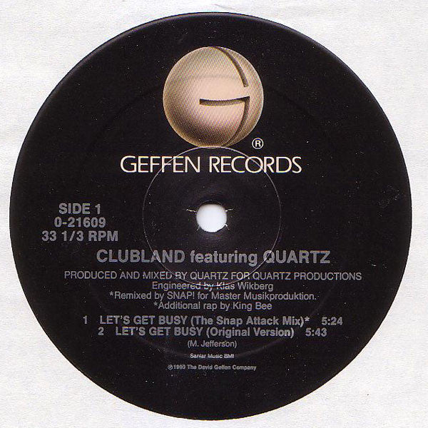 Soyons occupés 2 Clubland, Quartz (2)