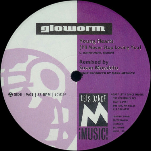 Young Hearts (I'll Never Stop Loving You) Gloworm