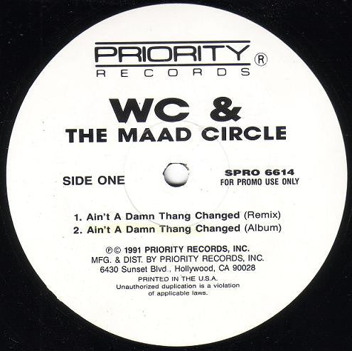 Ain't A Damn Thang Changed WC And The Maad Circle