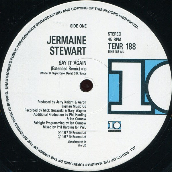 Say It Again 2 Jermaine Stewart
