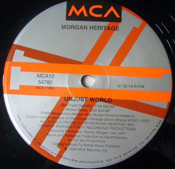 Unjust World Morgan Heritage