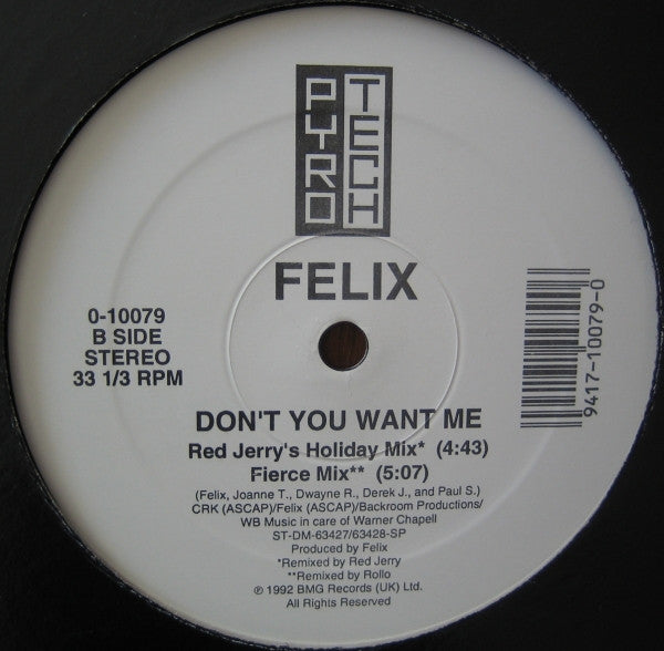 Don't You Want Me | Rectangle Triangle