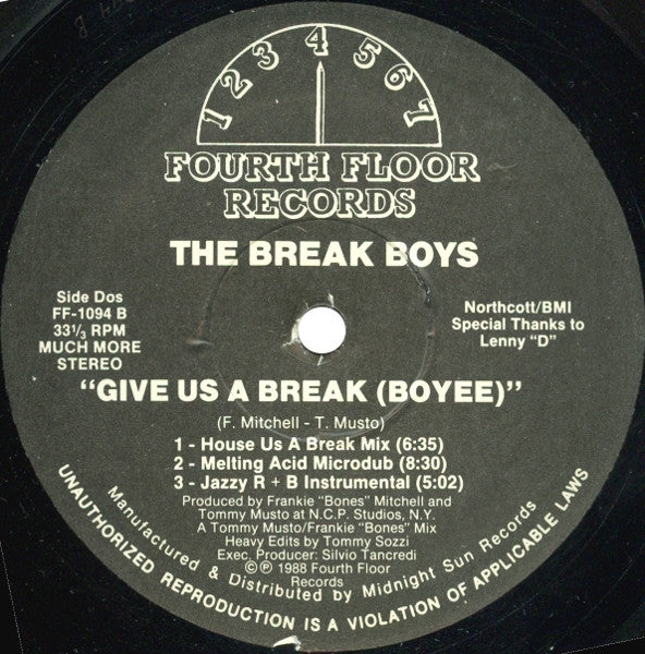 Give Us A Break (Boyee) The Break Boys
