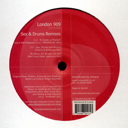 Sex, Drums EP (Remixes) | Rectangle Triangle  