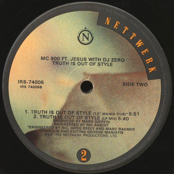 Truth Is Out Of Style MC 900 Ft Jesus,DJ Zero