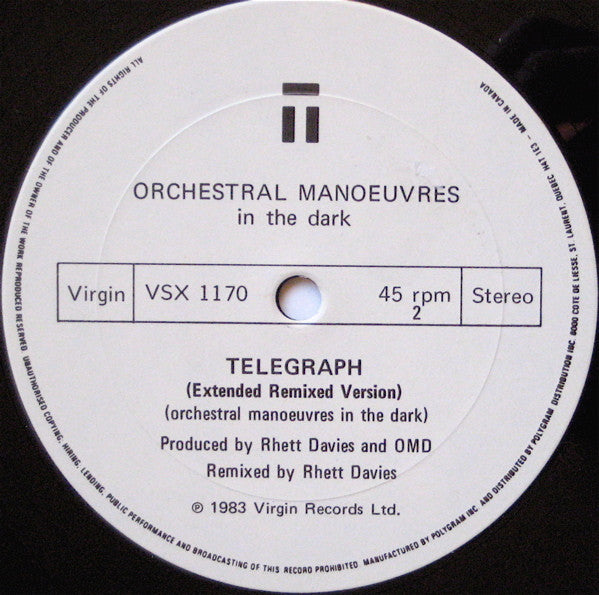 Génie génétique / Télégraphe Manœuvres orchestrales dans l'obscurité