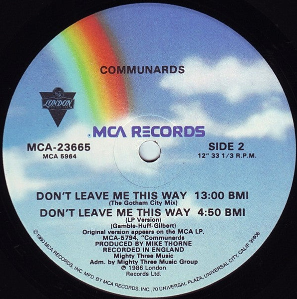 Don't Leave Me This Way | Rectangle Triangle  