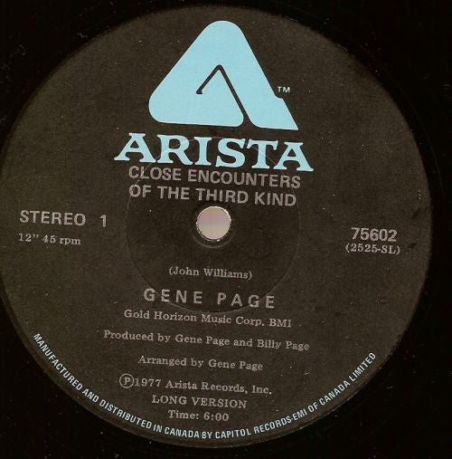 Close Encounters Of The Third Kind Gene Page
