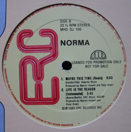 Life Is The Reason Norma Lewis