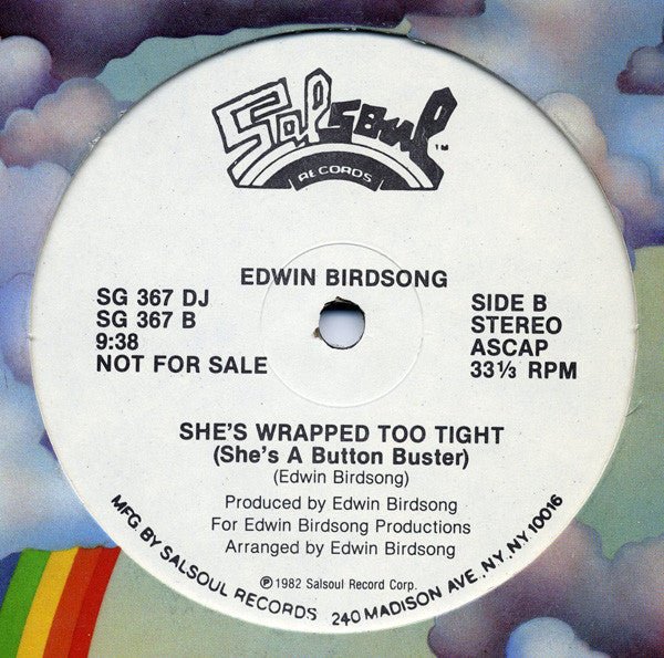 Elle est trop serrée (elle casse les boutons) Edwin Birdsong