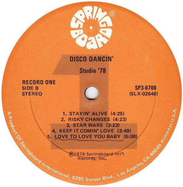 Disco Dancin' 2 Studio '78