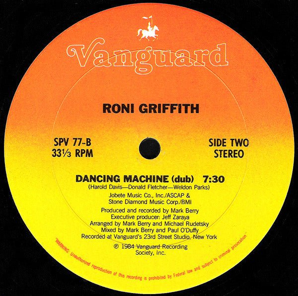 Machine à danser Roni Griffith
