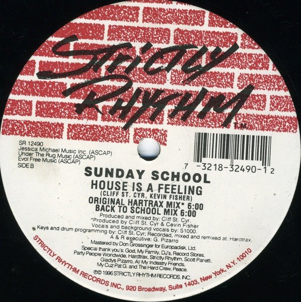 House Is A Feeling (Remix '96) Sunday School