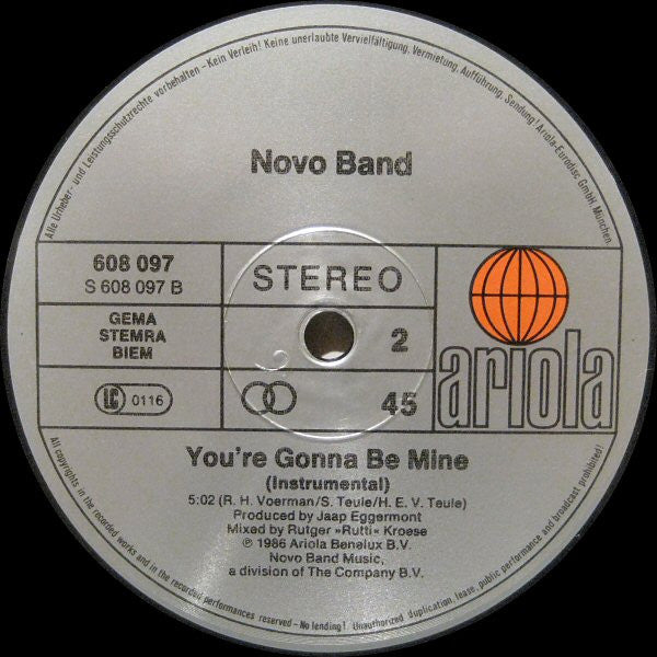 Tu seras à moi Novo Band