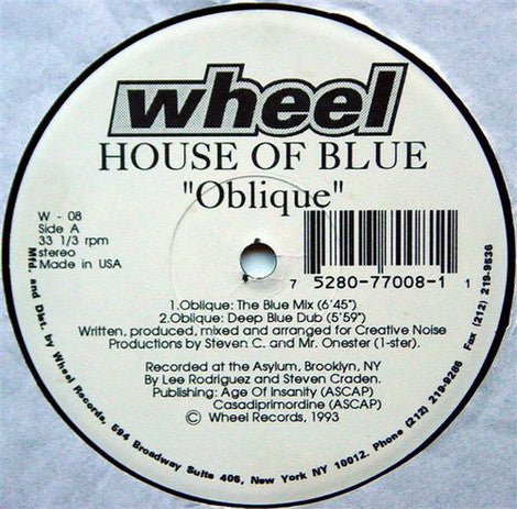Oblique Maison Bleue
