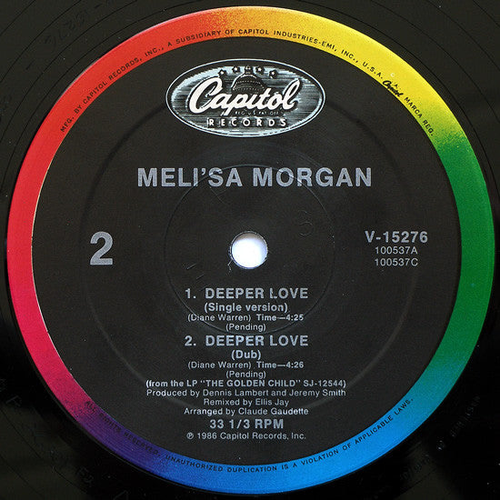 Un amour plus profond Meli'sa Morgan