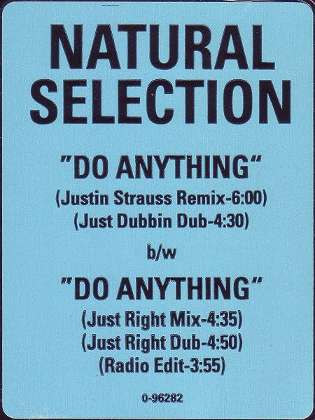 Do Anything Natural Selection
