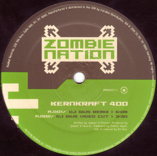 Kernkraft 400 (The Remixes) Zombie Nation