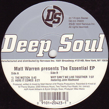 The Essential EP Matt Warren